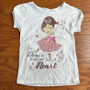Girls' Pink Ballerina Costume T-Shirt